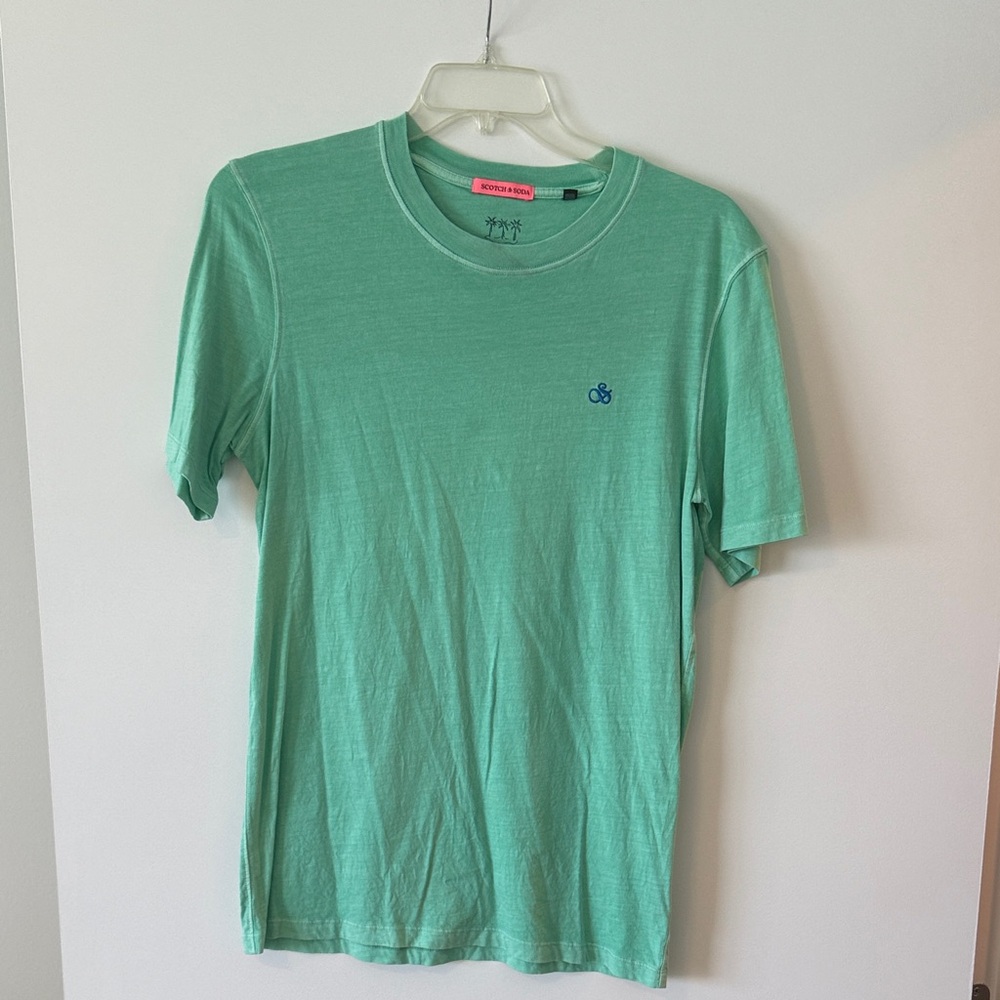 Scotch & Soda Mint Green Short Sleeve Tee